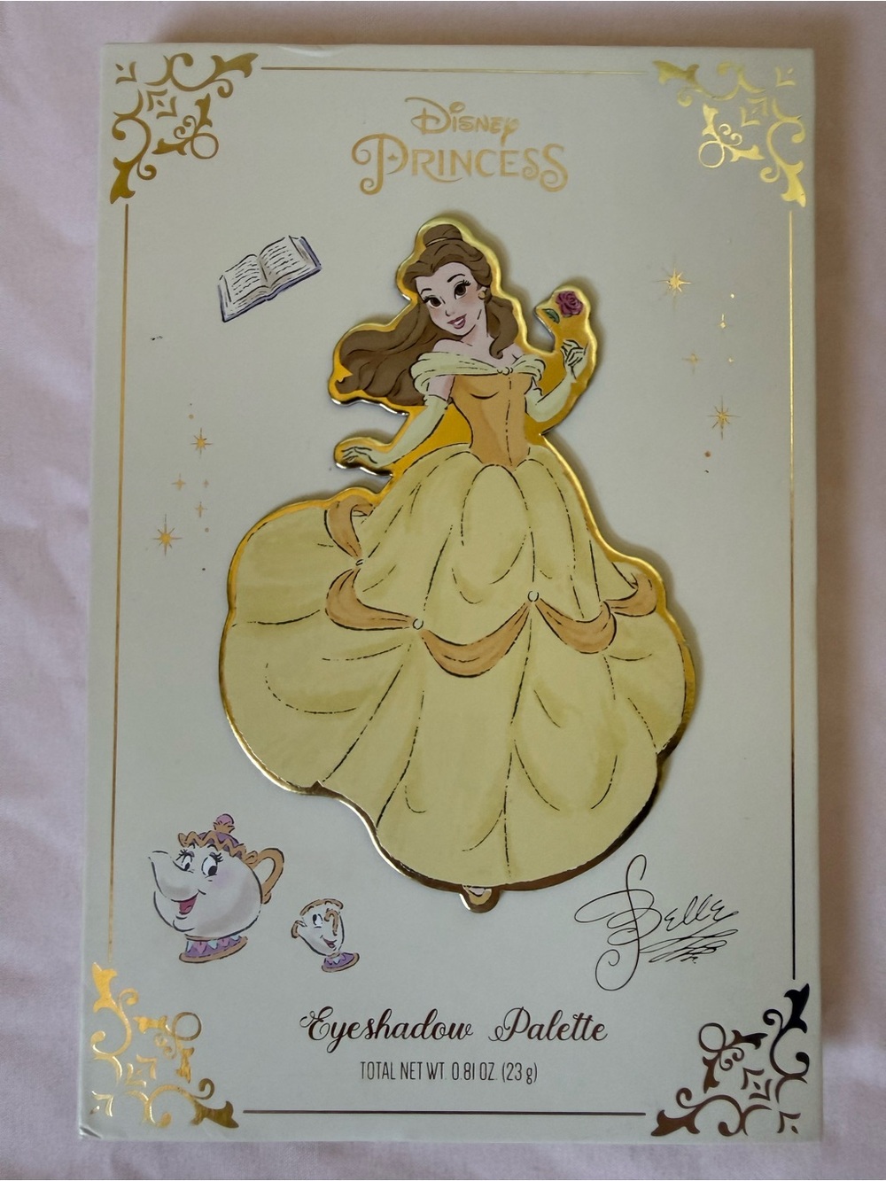 Disney Princess Belle Eyeshadow Palette - Yellow Gold Artwork